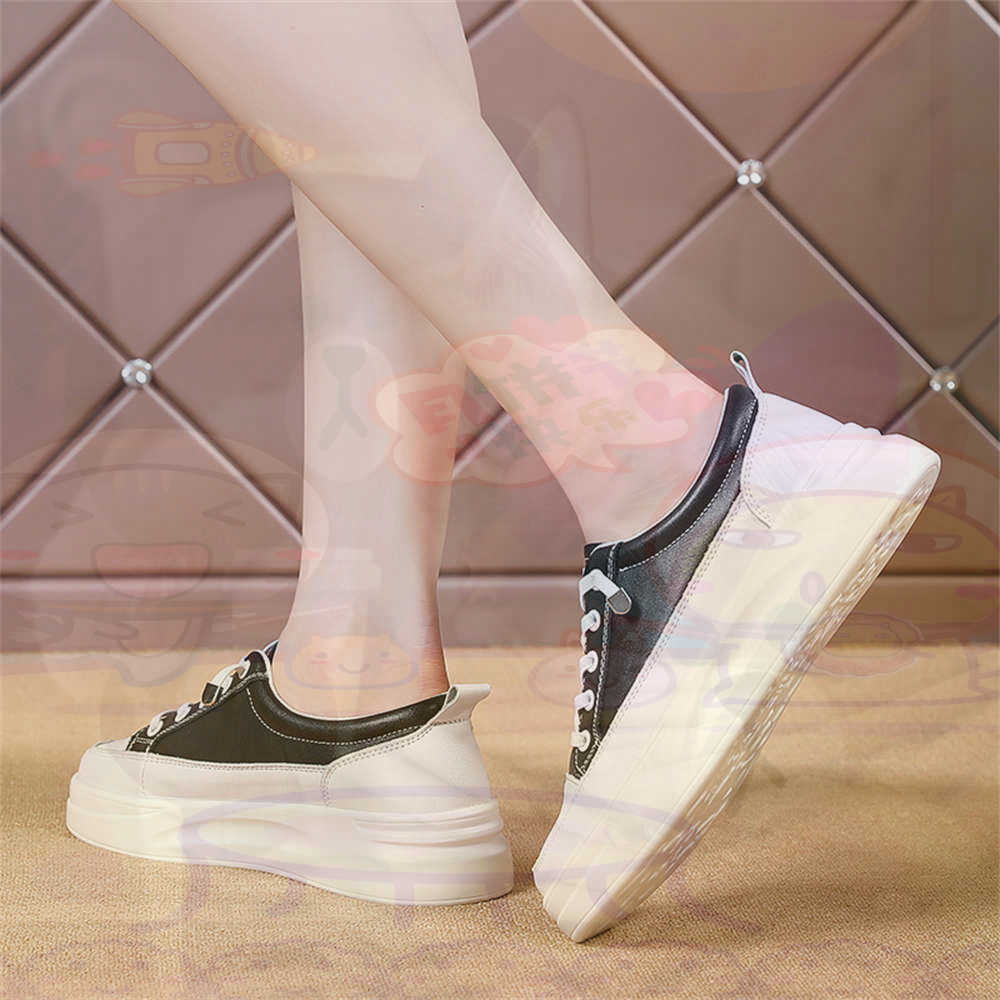 Women'S Formal Wear With Sneakers - レースアップ分厚いローファー女性スケートボードスポーツシューズバスケットスニーカーリアルポータ​​ブルニュース Beskets Teni 高品質