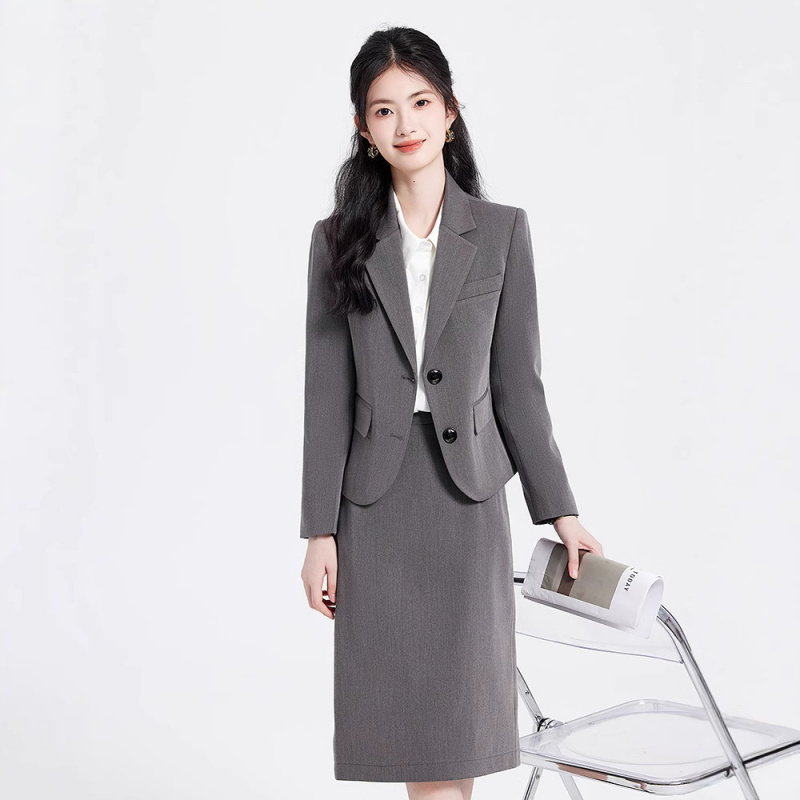 Women'S Formal Wear Petite - プロフェッショナル女性スーツ2025新作高級感大学生面接服通勤フォーマルウェア小柄スーツ