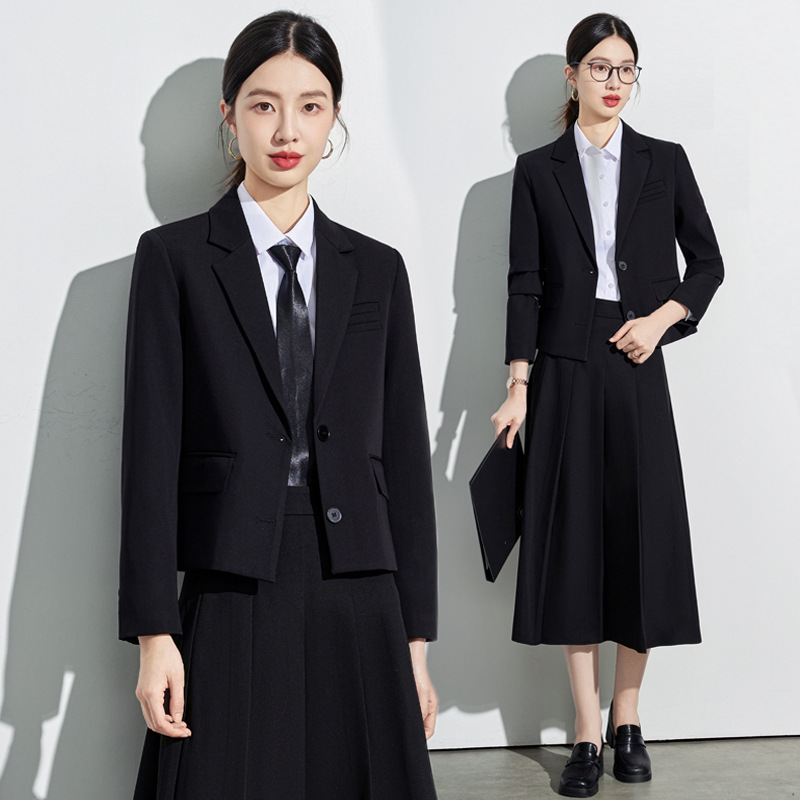 Women'S Formal Wear Petite - 春のプロフェッショナルな女性用スーツスカート、教師面接、職場フォーマル、小柄な女性向けの新しい高級スタイル