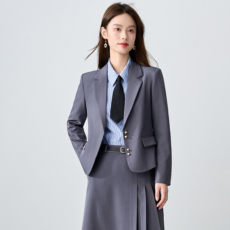 Women Formal Wear For Graduation - レディースインタビューブレザー、プロフェッショナルフォーマルウェア、通勤職場着用、卒業インタビュー衣装、小柄女性向けスーツ