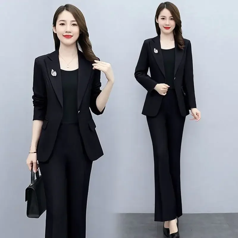 女性用ワイドレッグパンツスーツ,ブレザーとパンツ,フォーマル - Tailored Trouser Wide のレビューと価格