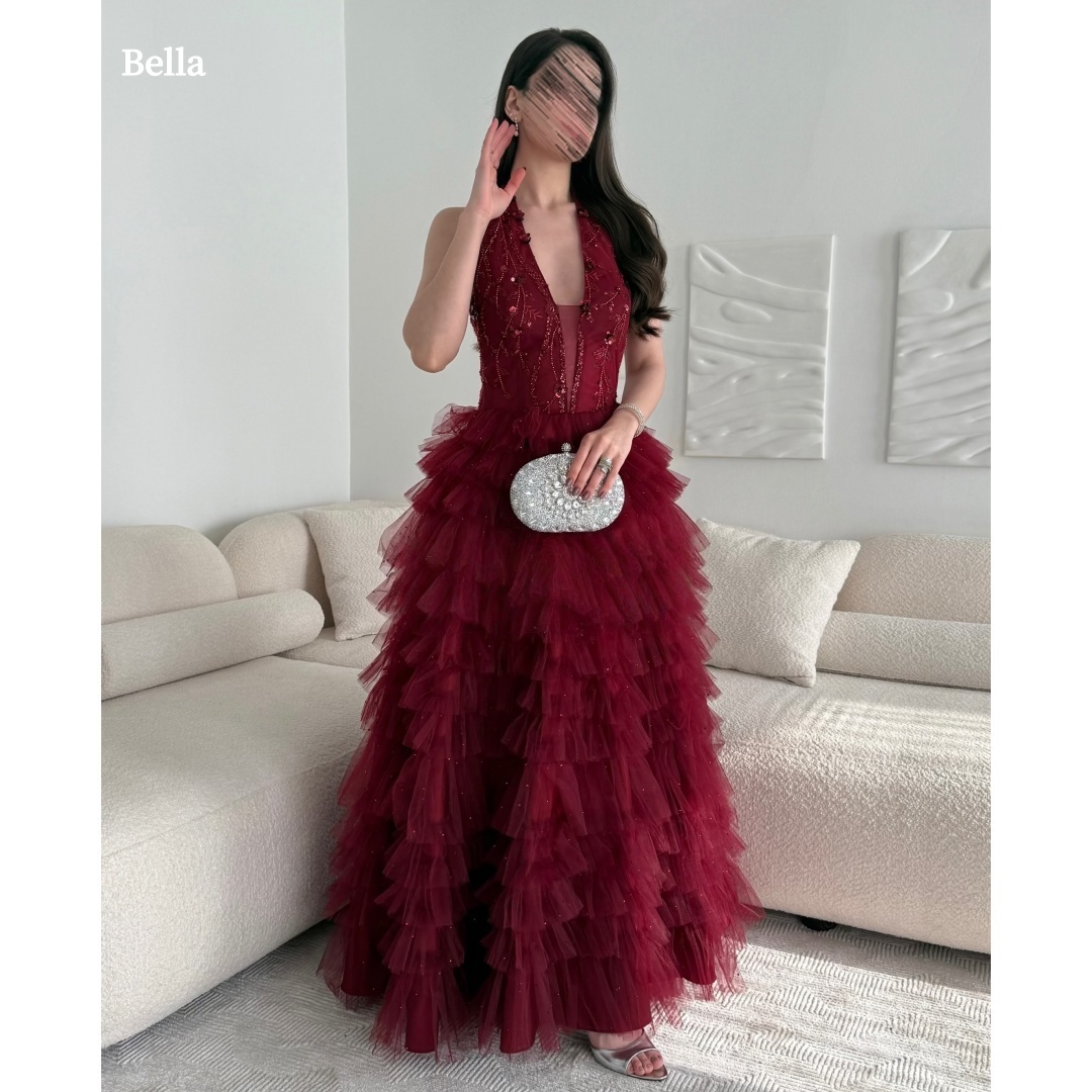 ベラカスタマイズサテンオフショルダービーズ付きプロムドレスパ - Women Formal Wear For Graduation のレビューと価格