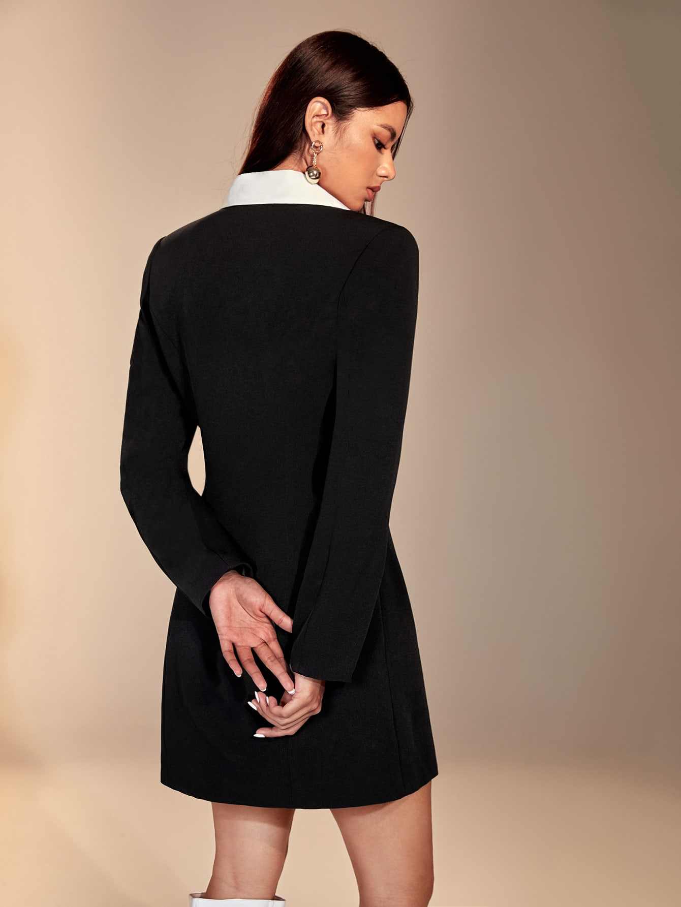 カラーマッチング女性用ブレザードレスファッションショー向けカ - Women Formal Wear For Graduation のレビューと価格