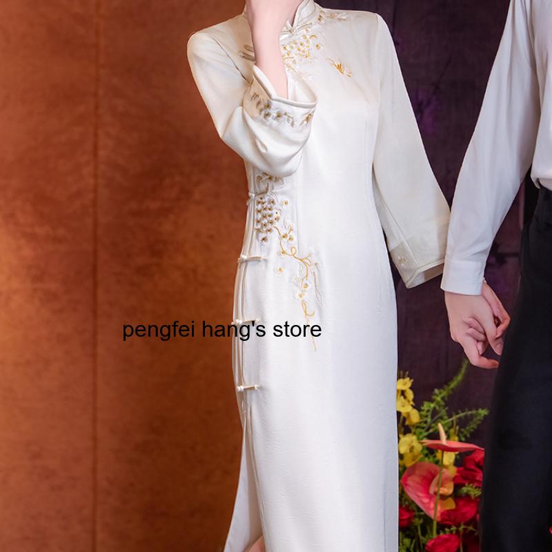 2026年秋 レディース エレガントな改良版旗袍 ロングドレ - Women'S Formal Wear Petite のレビューと価格