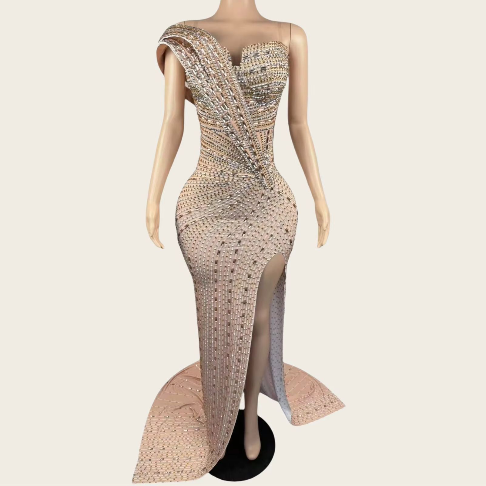 Xiangbin キラキラクリスタルフォーマルロングドレスオ - Women Formal Wear For Graduation のレビューと価格