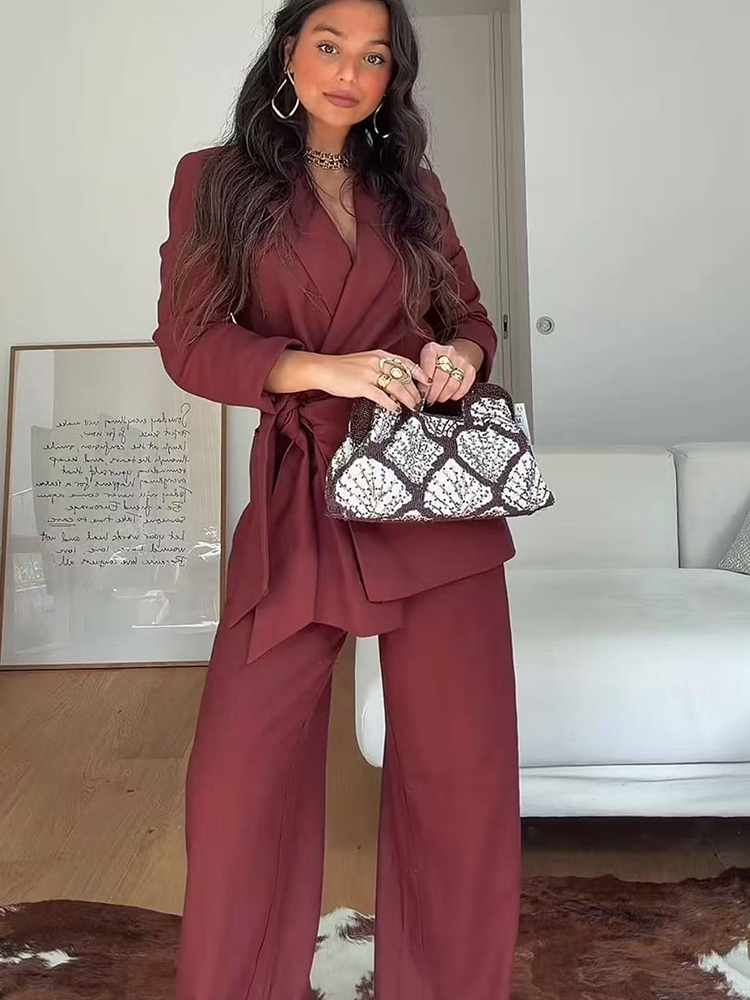 ファッションオフィスレディースブレザーパンツスーツエレガント - Women Formal Wear Trousers のレビューと価格