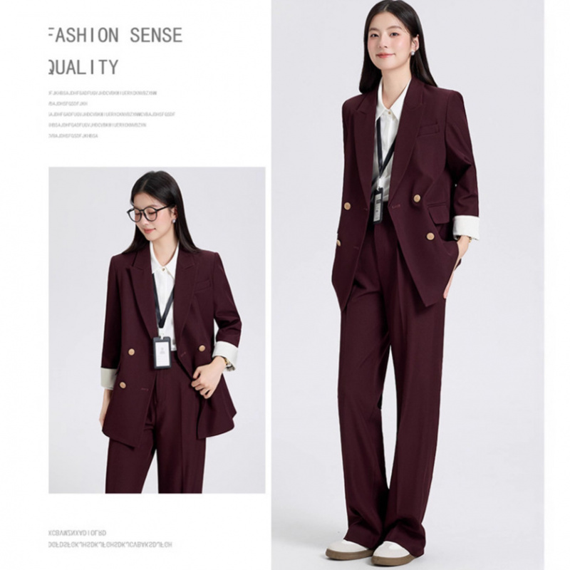 春と秋の女性用スーツセット、大学生の面接用プロフェッショナル - Women'S Formal Wear Petite のレビューと価格
