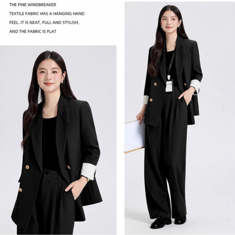 春と秋の女性用スーツセット、大学生の面接用プロフェッショナル - Women'S Formal Wear Petite のレビューと価格