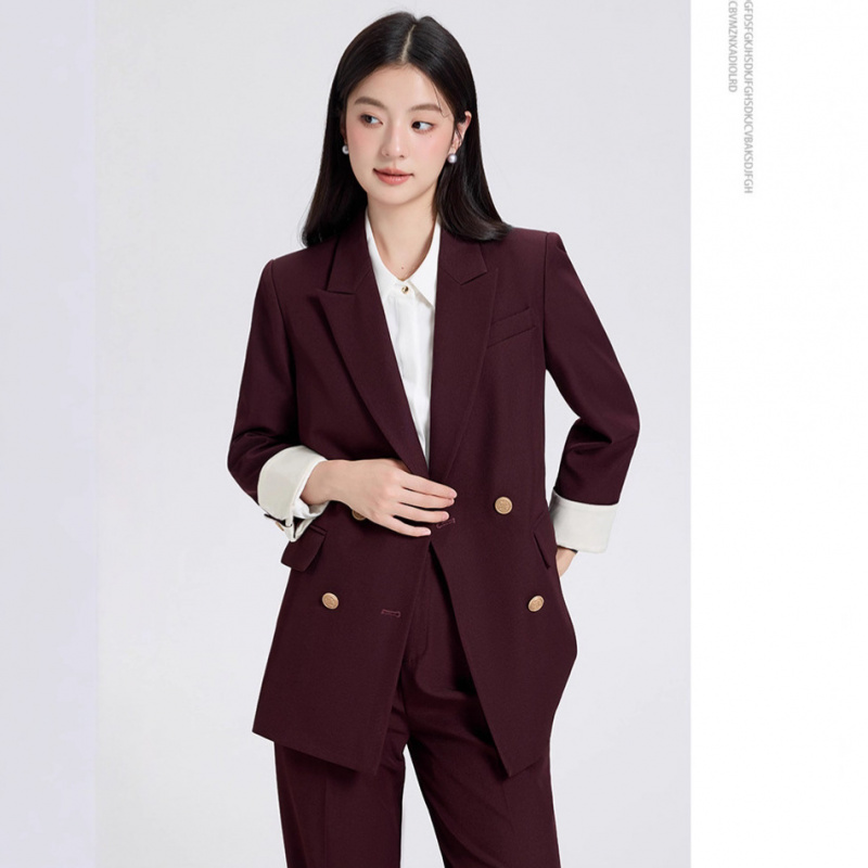 春と秋の女性用スーツセット、大学生の面接用プロフェッショナル - Women'S Formal Wear Petite のレビューと価格