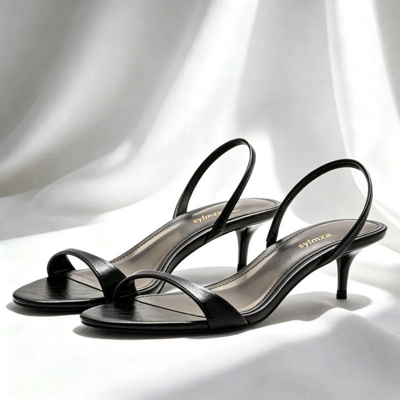 2026年夏セクシーオープントゥハイヒールサンダル レディー - Kitten Heel Women のレビューと価格