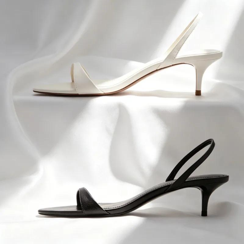 2026年夏セクシーオープントゥハイヒールサンダル レディー - Kitten Heel Women のレビューと価格