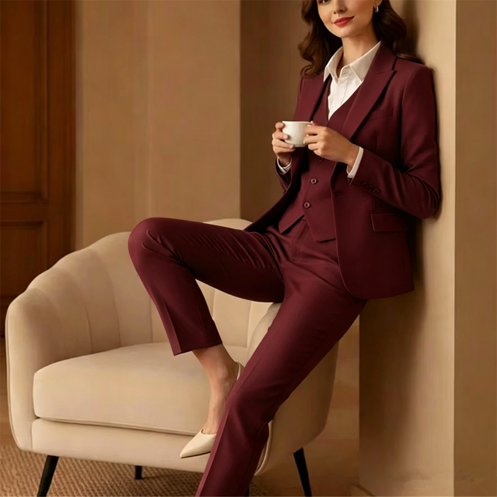 新しいセージグリーンの女性用スーツ3ピース エレガントなフォ - Women Formal Wear Trousers のレビューと価格