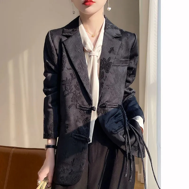 レディース ホワイト テクスチャード ブレザー ジャケット  - Women Formal Wear Coat のレビューと価格