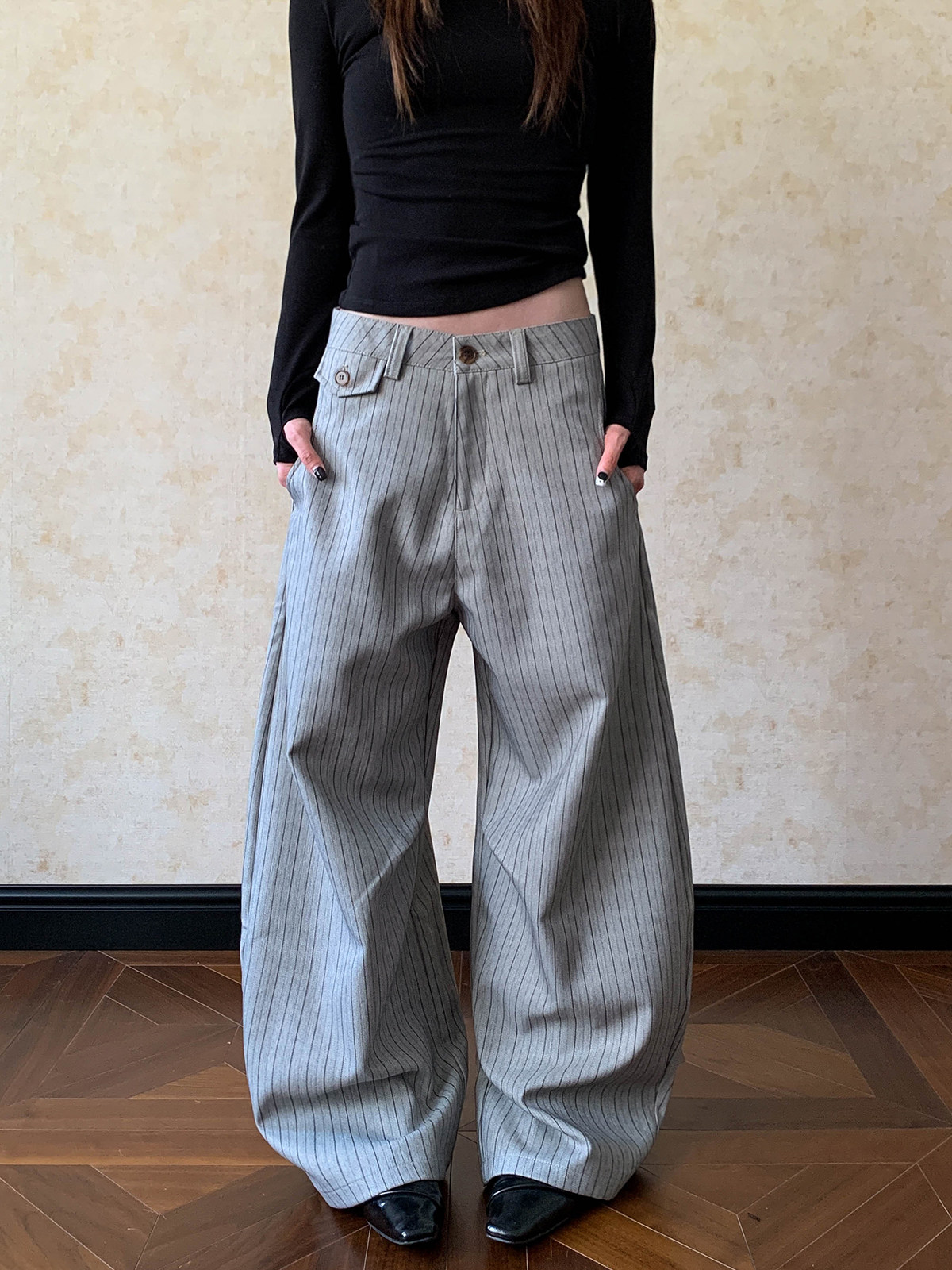 アメリカンストリートスタイル メンズ＆レディース ナイフプリ - Tailored Trouser Wide のレビューと価格