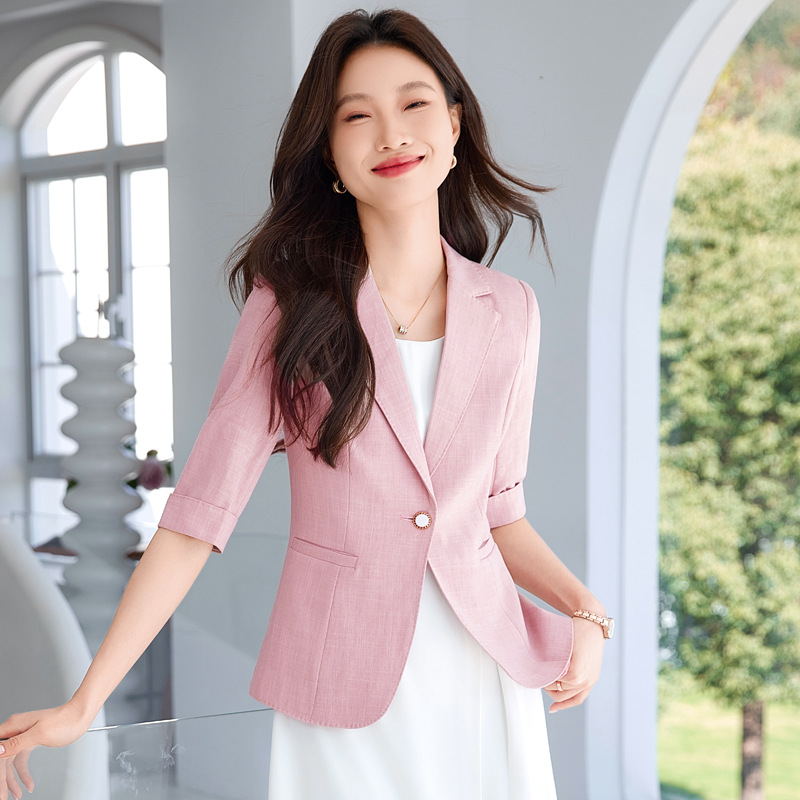 ハイエンドプロフェッショナルウェアミッドスリーブブレザーエレ - Women'S Formal Wear Petite のレビューと価格