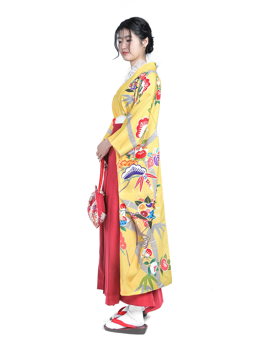 女性用和服セット わびさびスタイル ハカマドレス 伝統的な卒 - Women Formal Wear For Graduation のレビューと価格