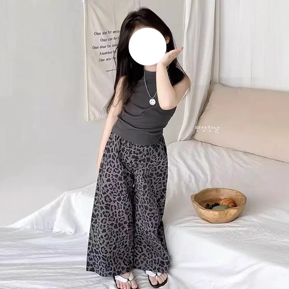 子供服セットテーラードノースリーブベスト + ヒョウワイドレ - Tailored Trouser Wide のレビューと価格