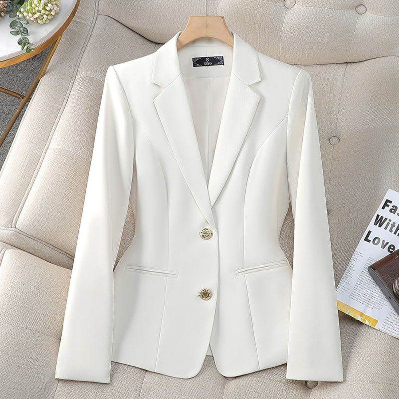 新しいファッション女性フォーマルブレザーレディースシングルブ - Women Formal Wear Coat のレビューと価格
